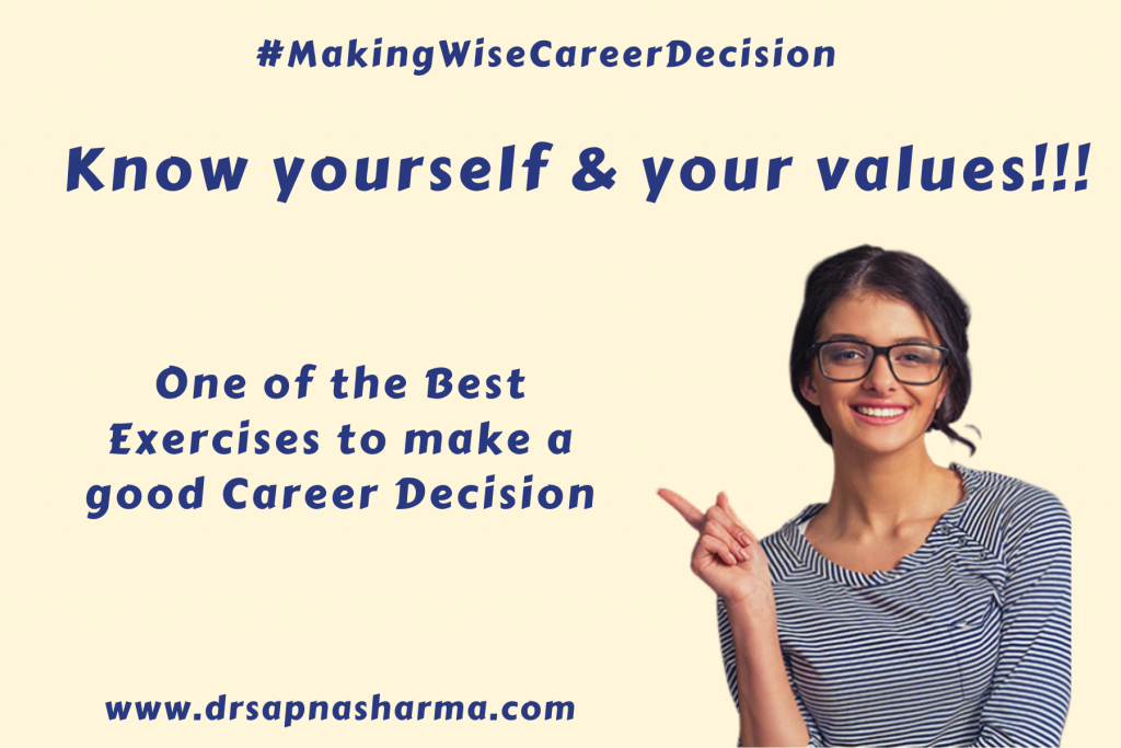 Knowing Your Values Can Help In Choosing Right Career 